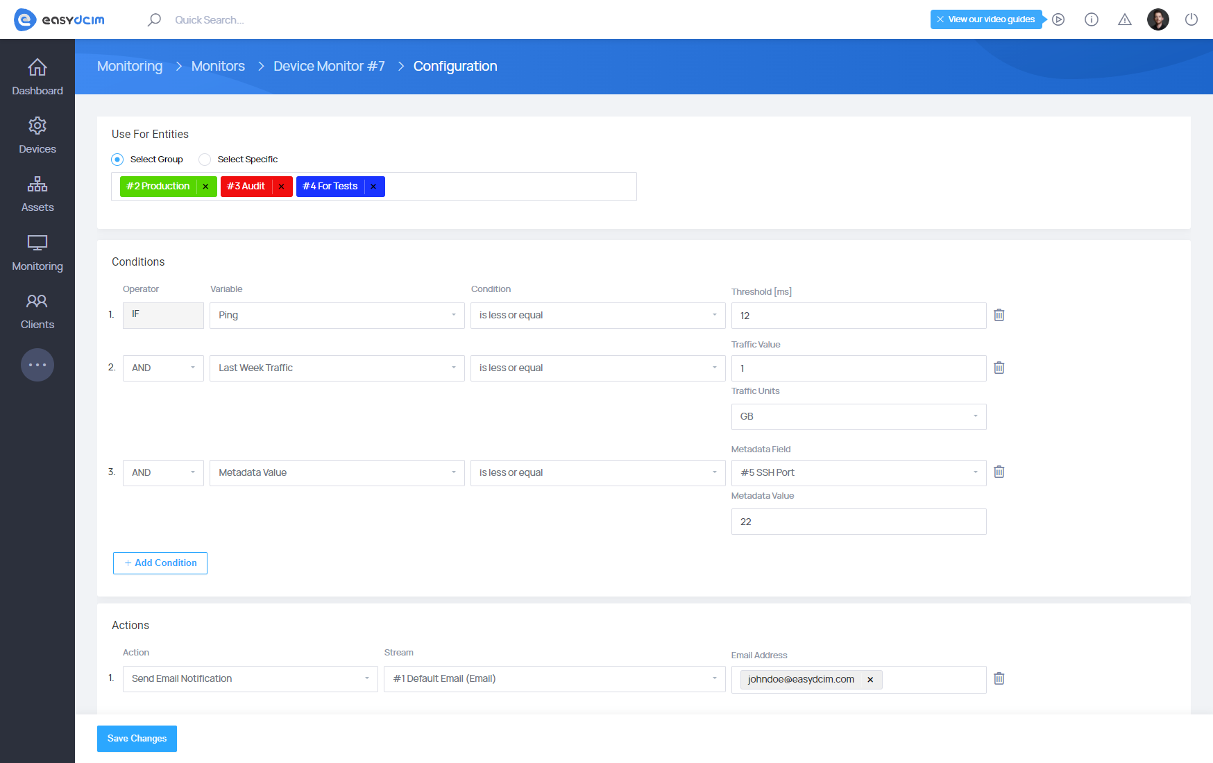 Device Monitor Exemplary Configuration - EasyDCIM Documentation