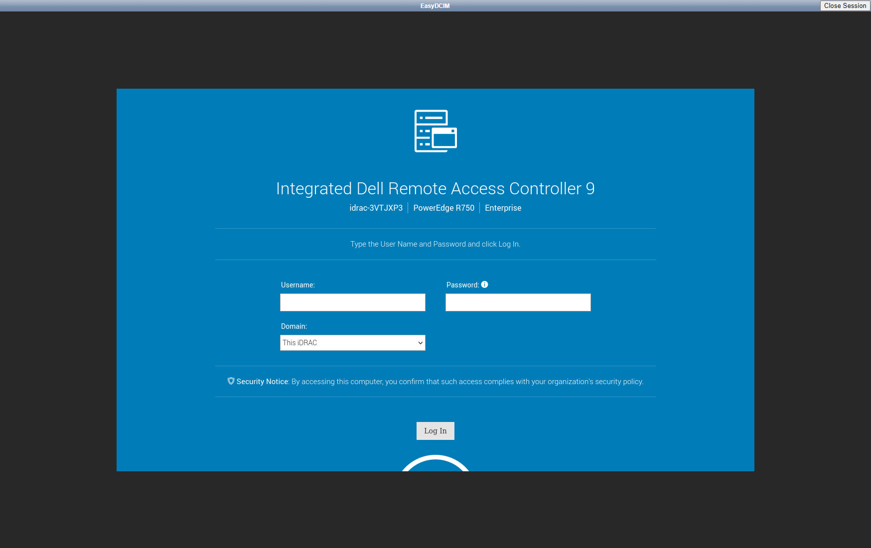 VNC Section with noVNC Console- EasyDCIM Documentation