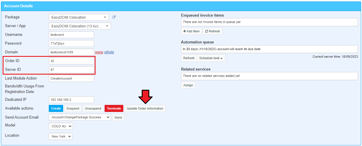 Admin Portal: HostBill Colocation Module - EasyDCIM Documentation