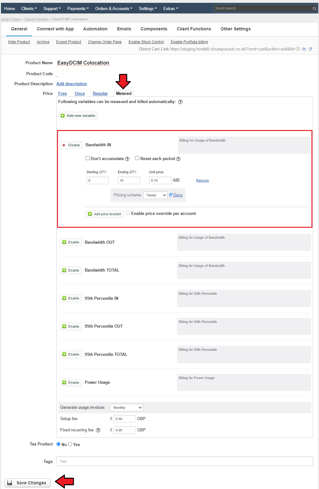 Price Configuration: HostBill Colocation Module - EasyDCIM Documentation