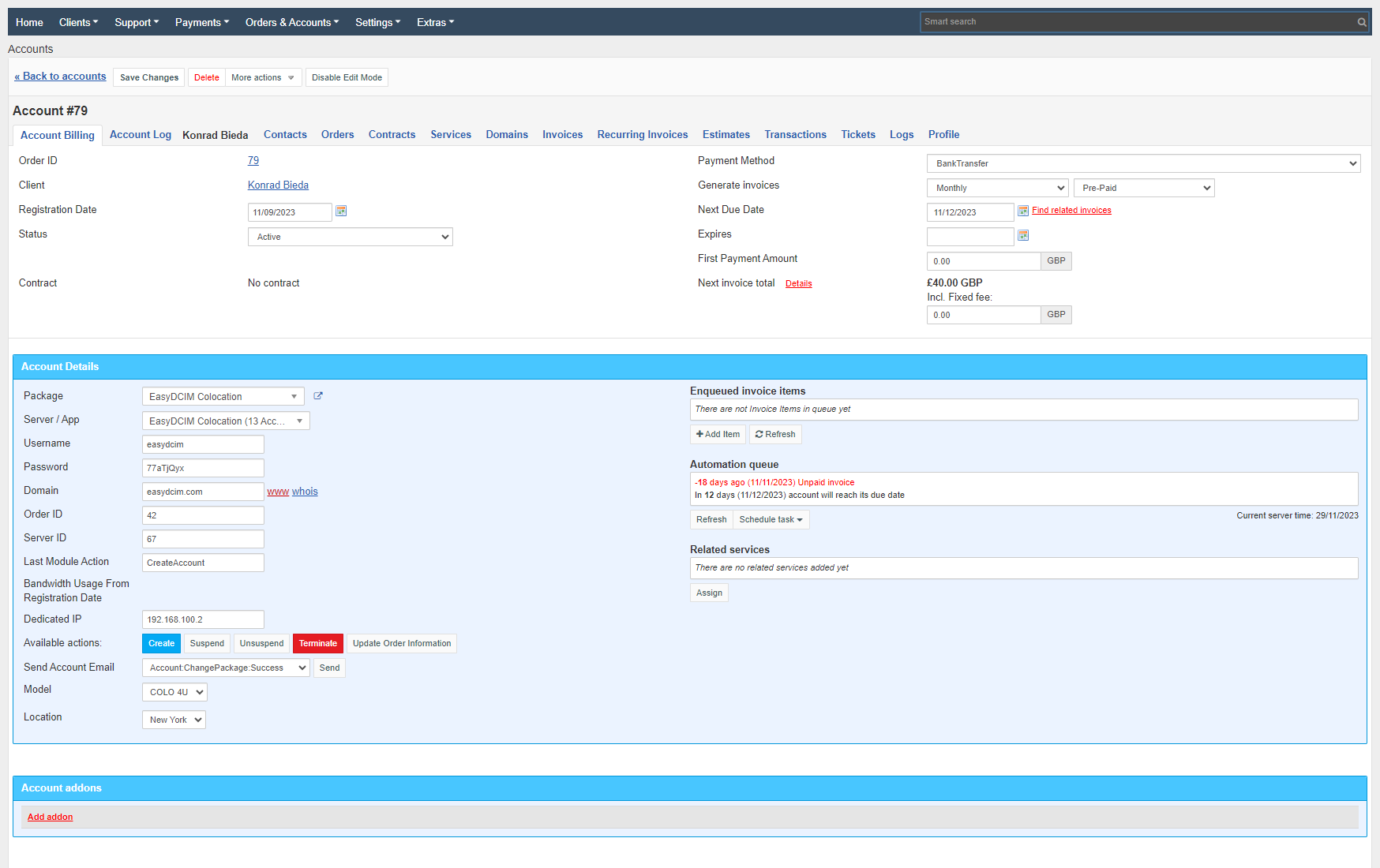 EasyDCIM Colocation For HostBill Module - Screenshot 5