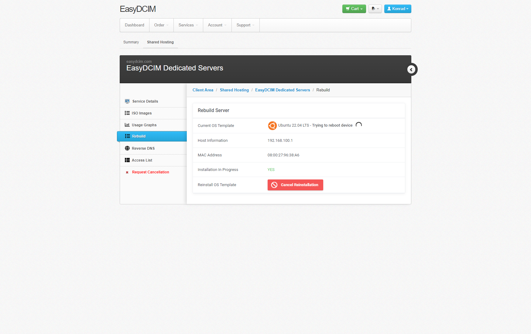 EasyDCIM Dedicated Servers For HostBill Module - Screenshot 7