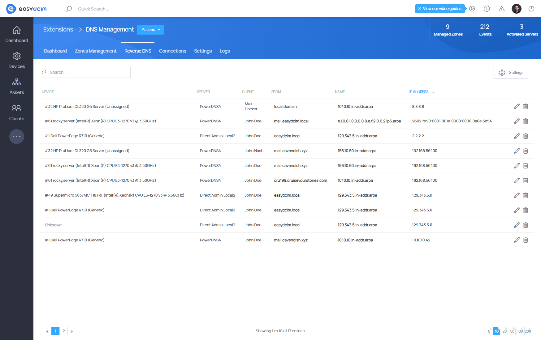 DNS Management For EasyDCIM Extension - Screenshot 3