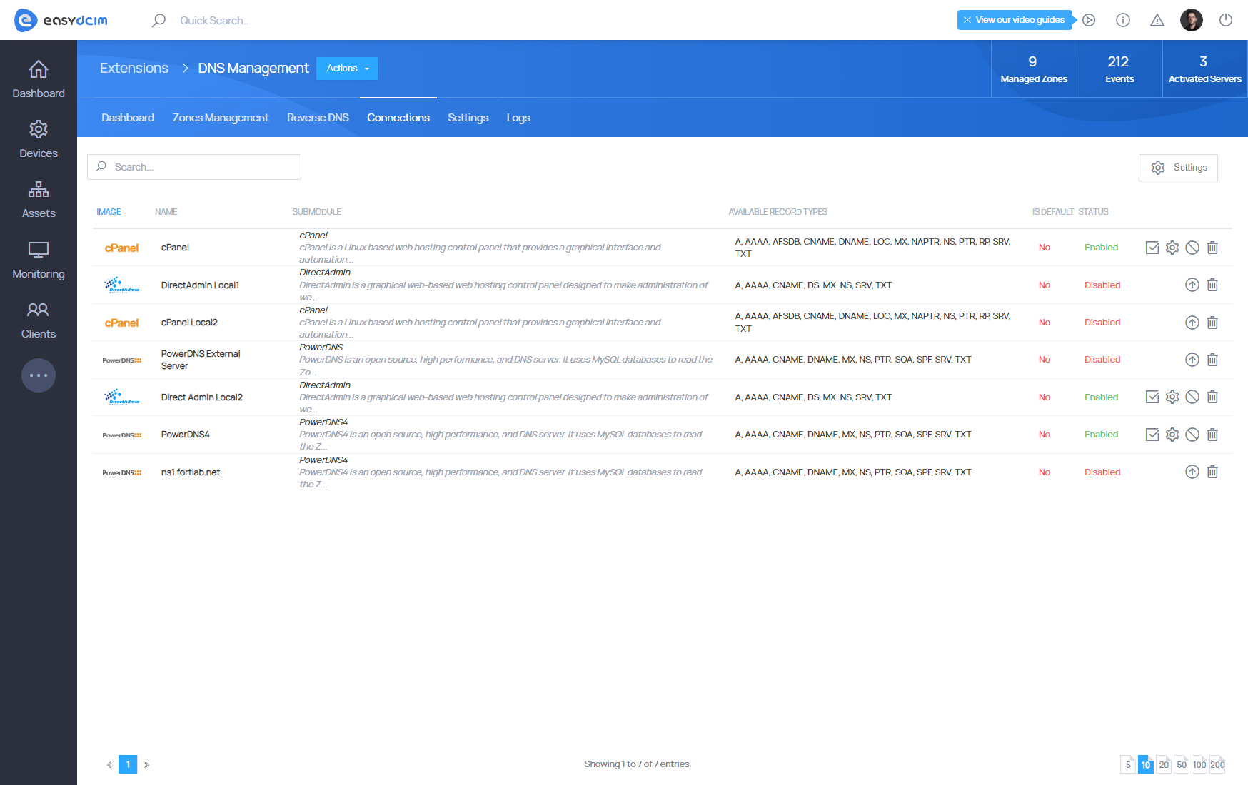 DNS Management For EasyDCIM Extension - Screenshot 4