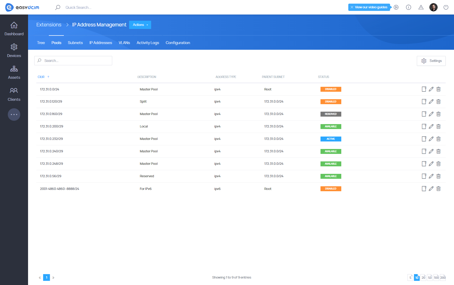 IP Address Management For EasyDCIM Extension - Screenshot 2