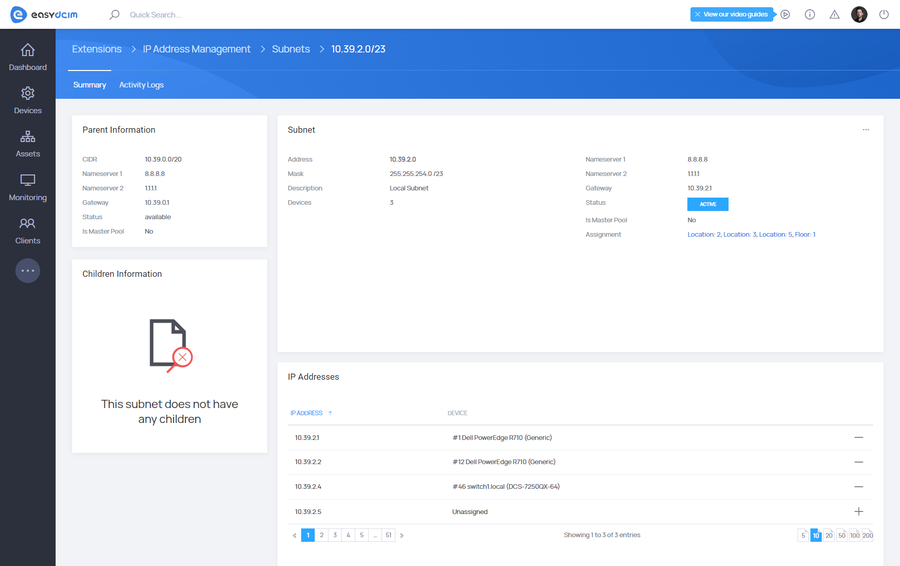 IP Address Management For EasyDCIM Extension - Screenshot 7