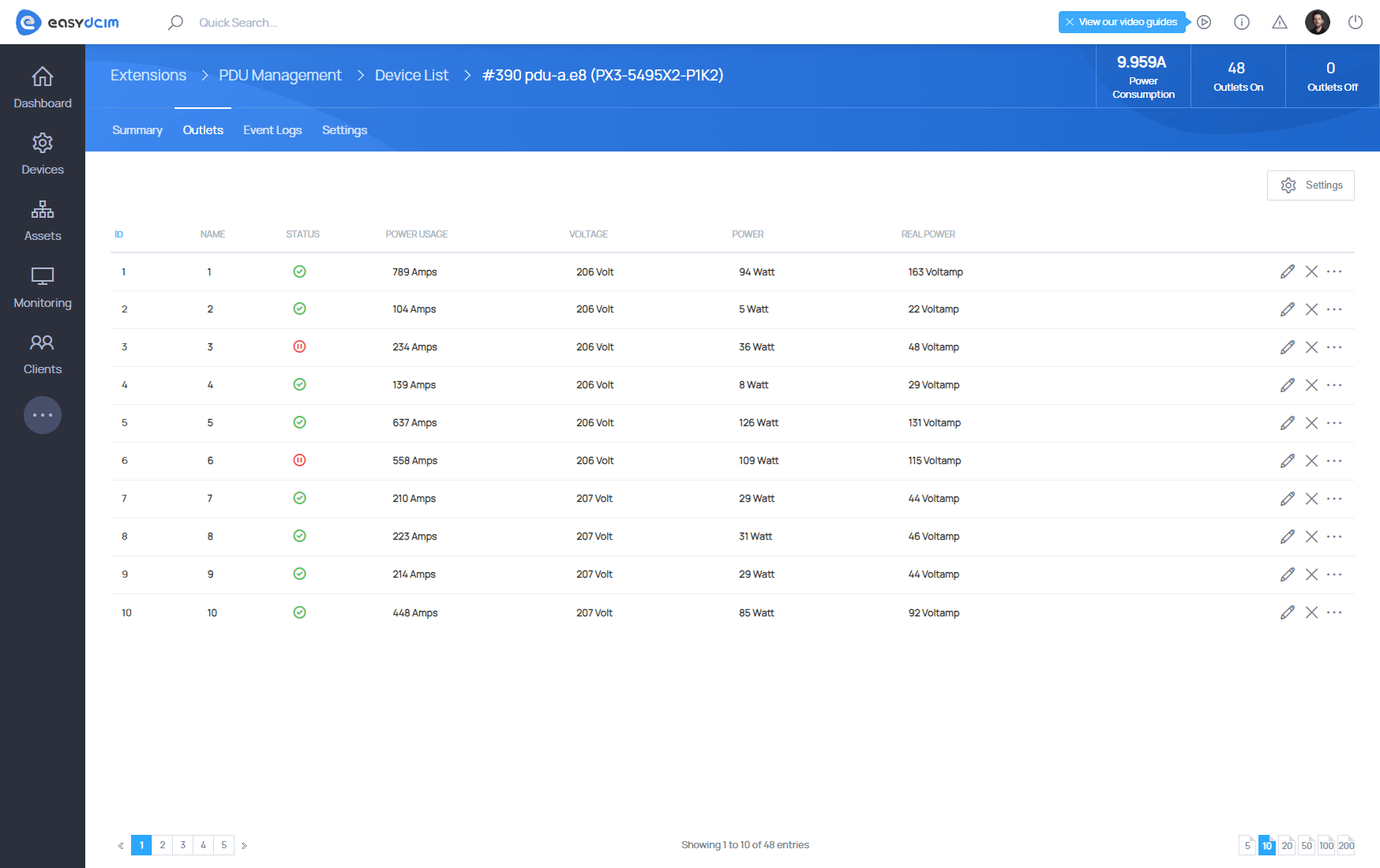 PDU Management For EasyDCIM Extension - Screenshot 4