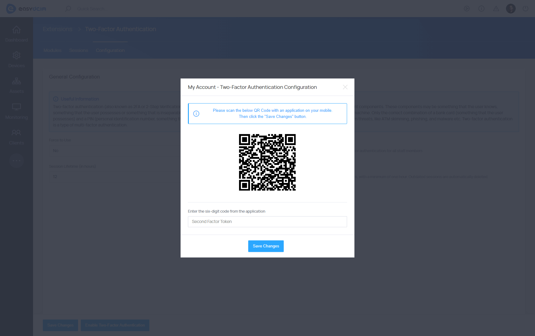 Two-Factor Authentication For EasyDCIM Extension - Screenshot 5